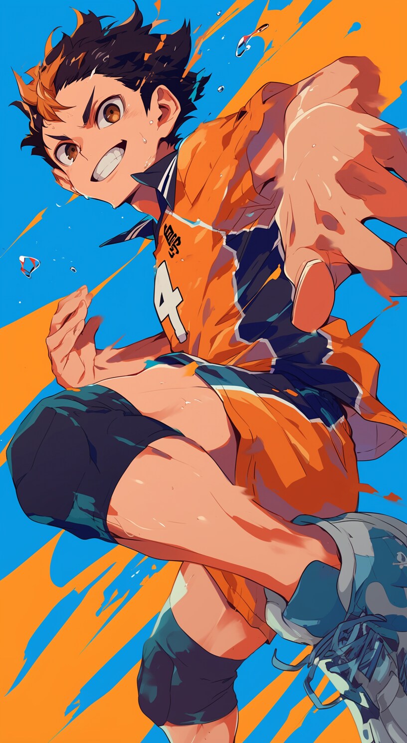 烏野のリベロ (5枚)