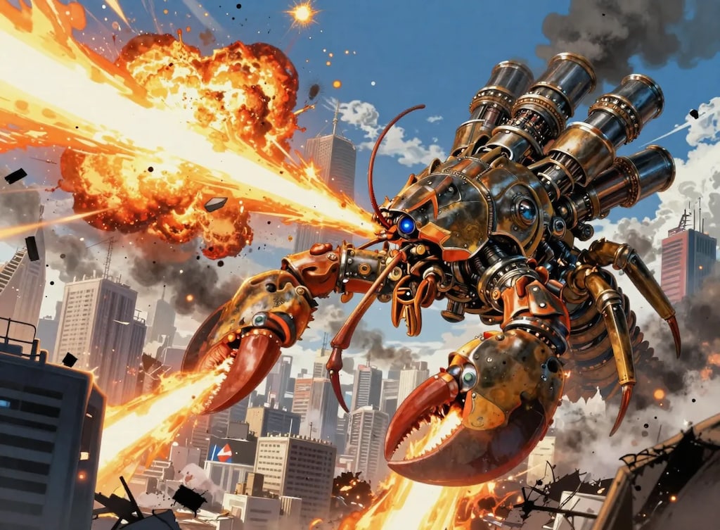 メカロブスター、再来