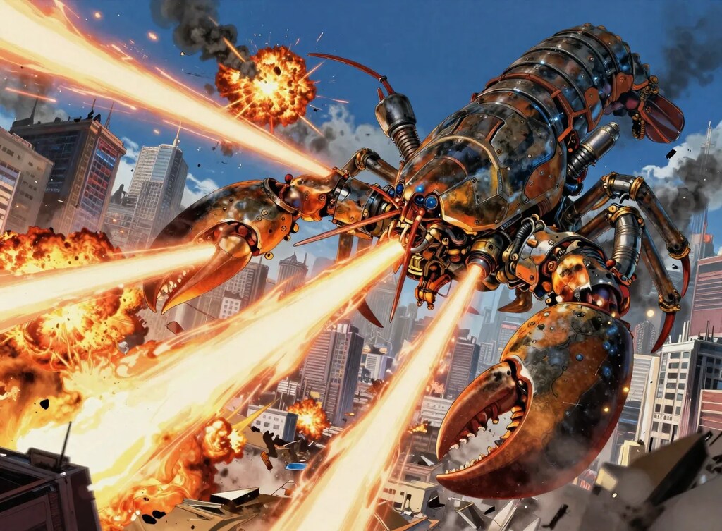 メカロブスター、再来