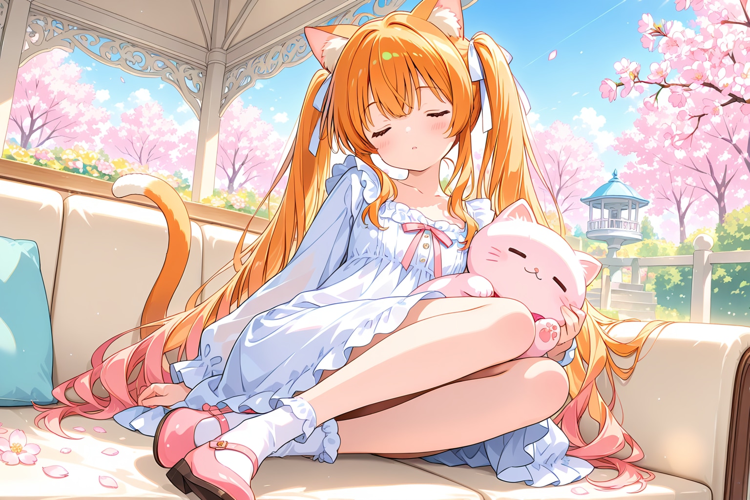 さくら色のおともだちと夢の中