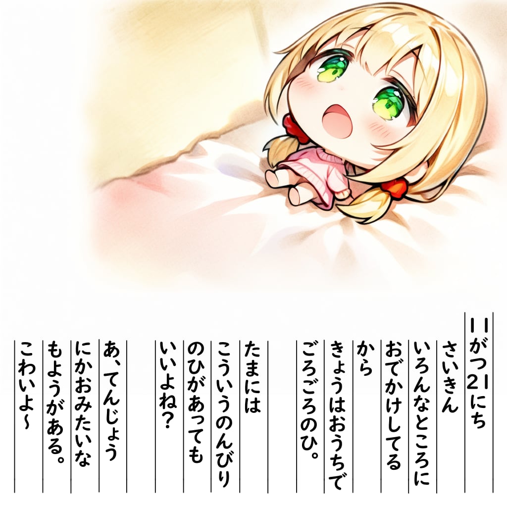 【絵日記】たまにはぼ～っと