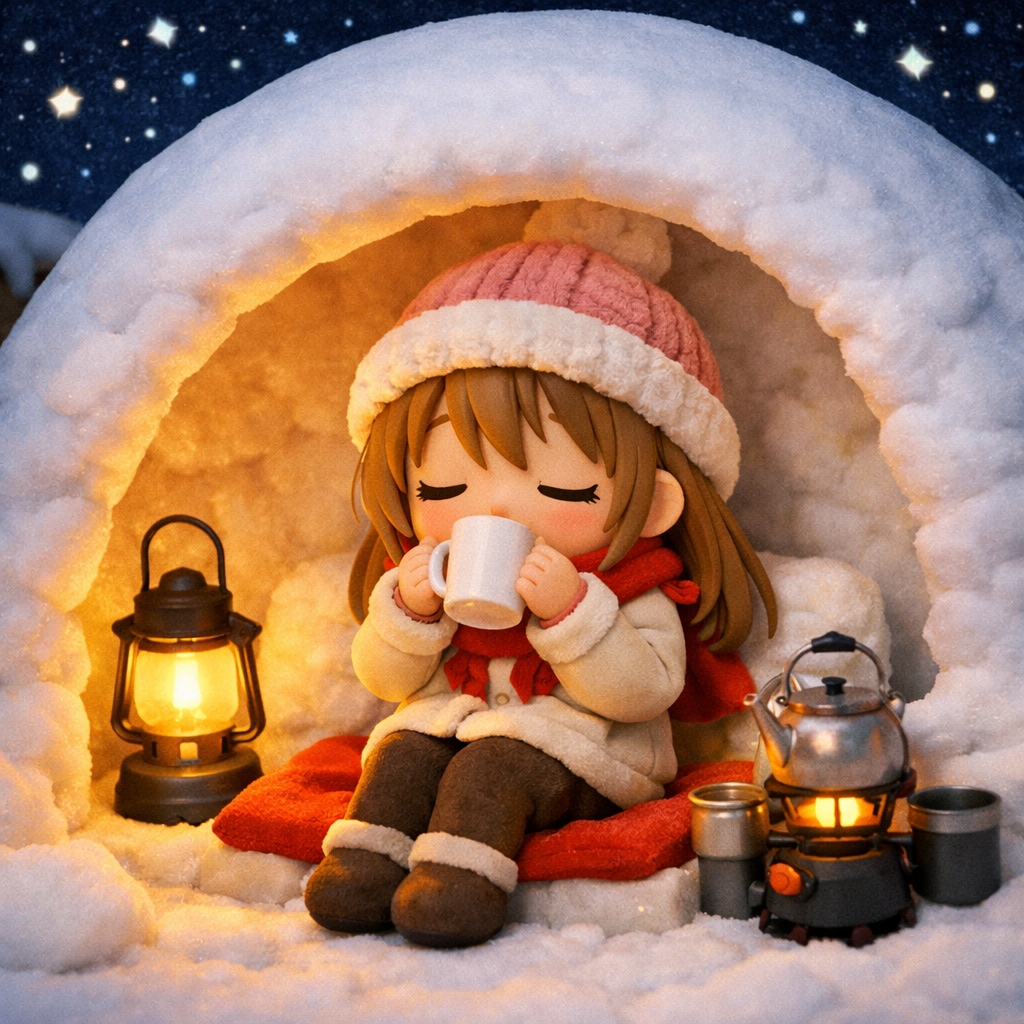 かまくらホットドリンク | の人気AIイラスト・グラビア