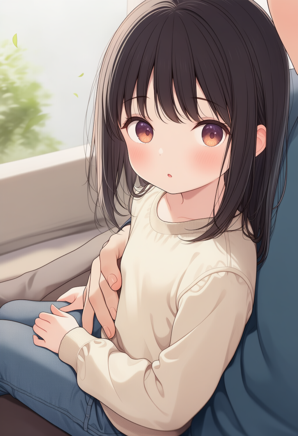 260414_スキンシップ黒髪少女