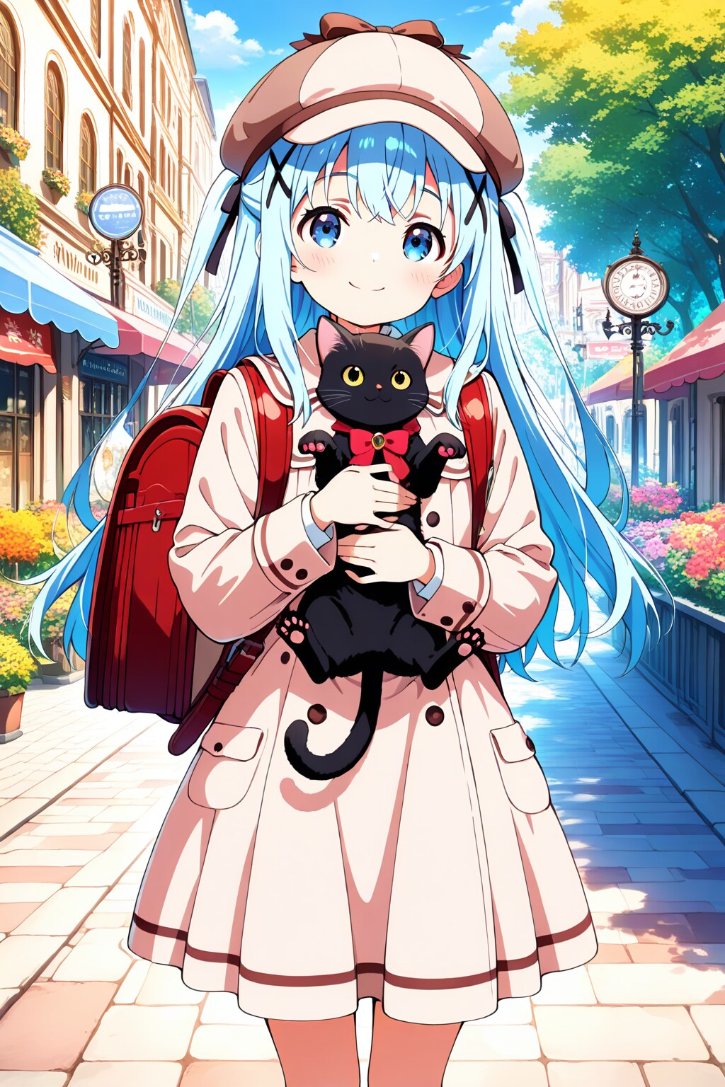 小学生探偵と黒猫 | の人気AIイラスト・グラビア