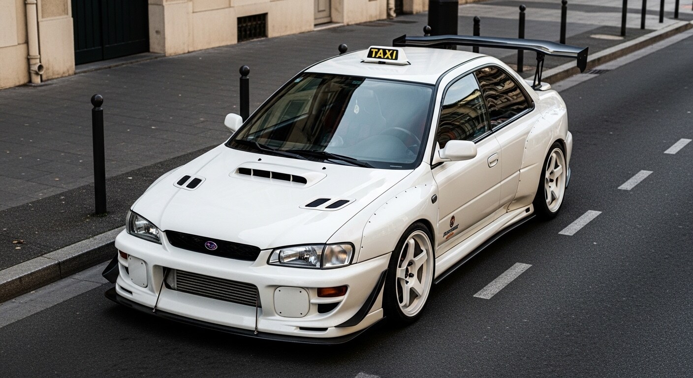 インプレッサWRX GC8 タクシーのドリ車 | の人気AIイラスト・グラビア