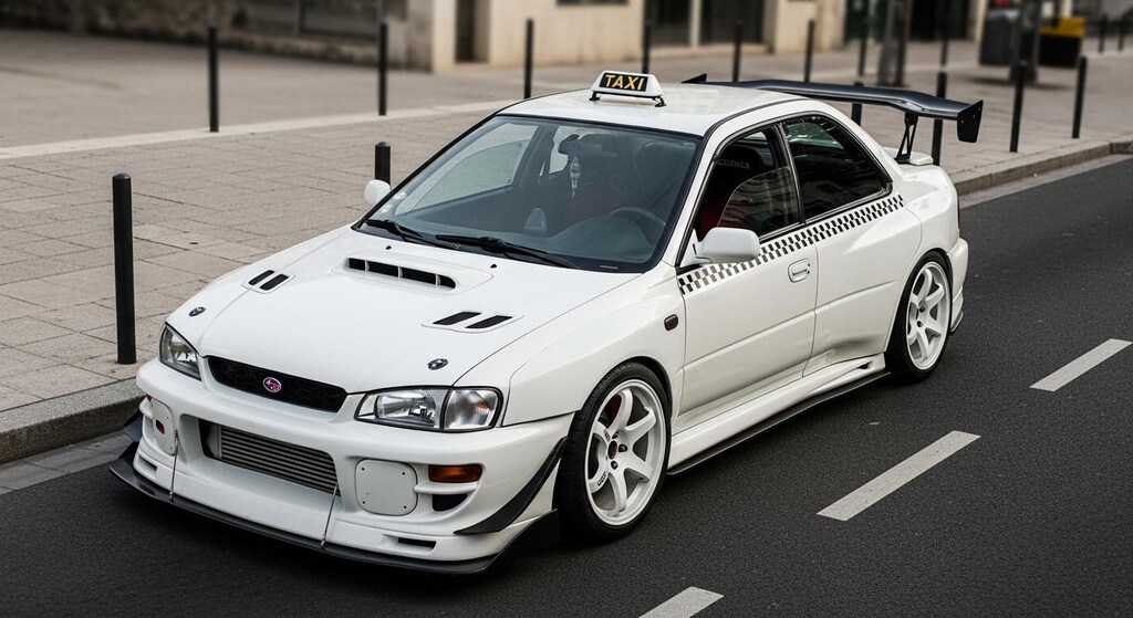 インプレッサWRX GC8 タクシーのドリ車