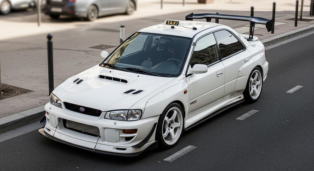 インプレッサWRX GC8 タクシーのドリ車