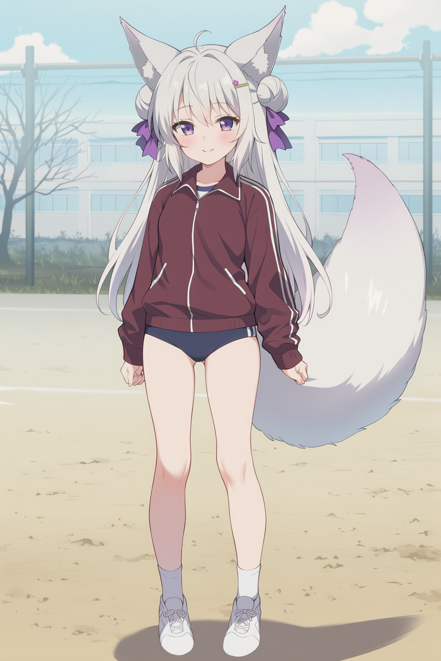 ジャージ+ブルマのケモミミさん