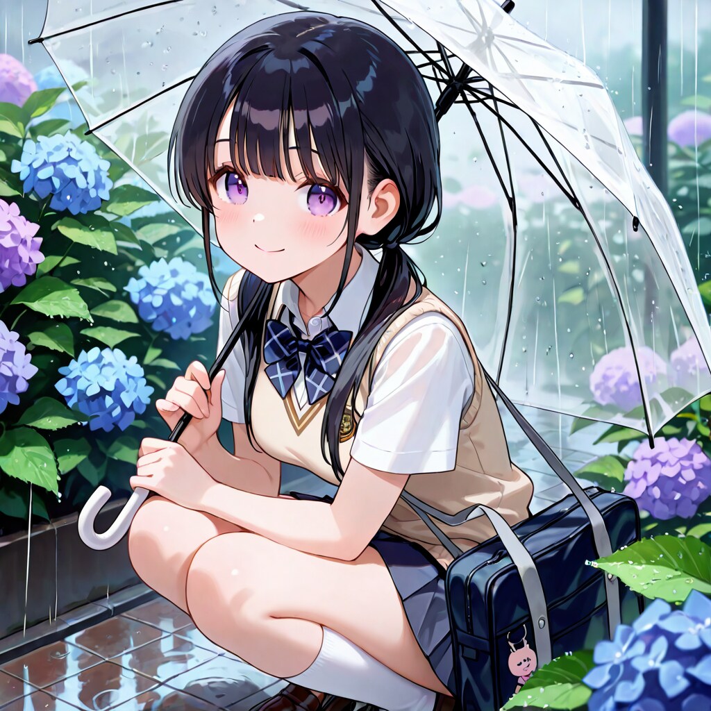 紫陽花、きれいだね