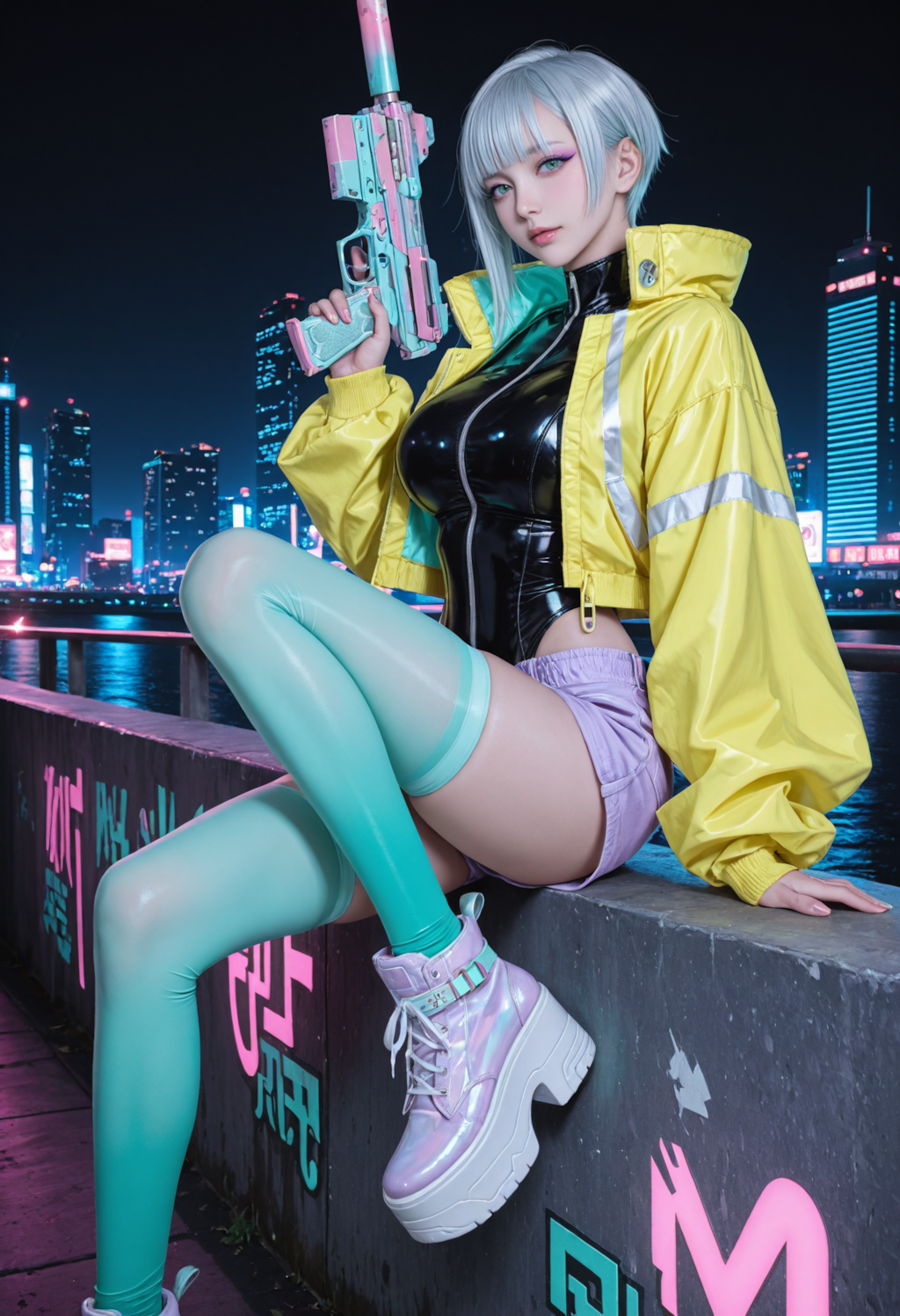 パステルサイバーパンク