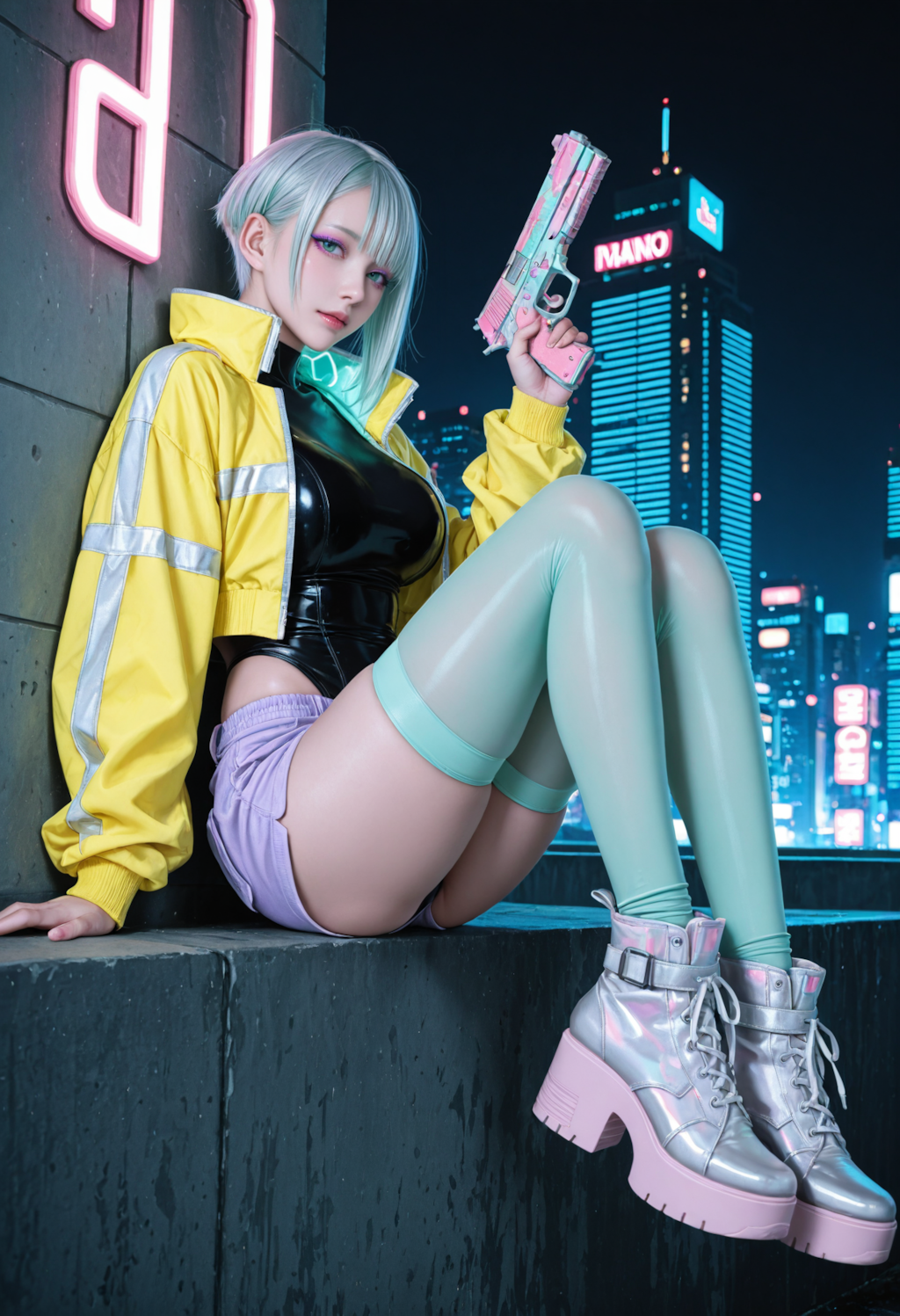 パステルサイバーパンク