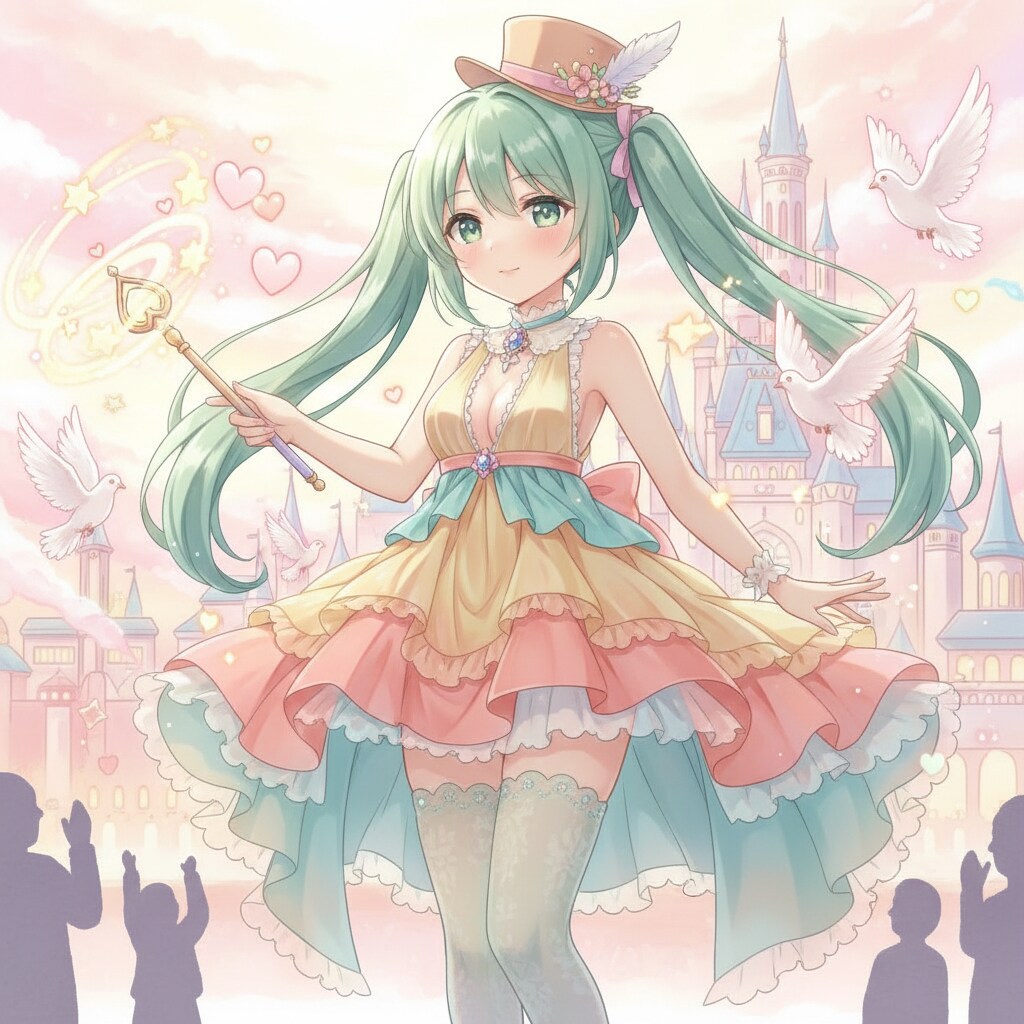 みどツイさん。魔法少女 | の人気AIイラスト・グラビア