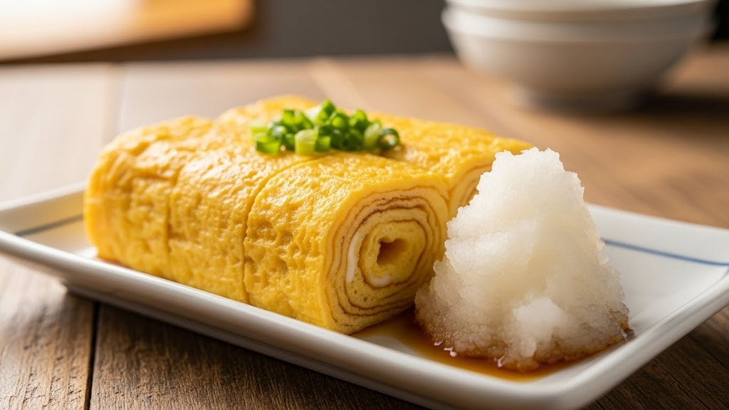 だし巻き卵と大根おろし