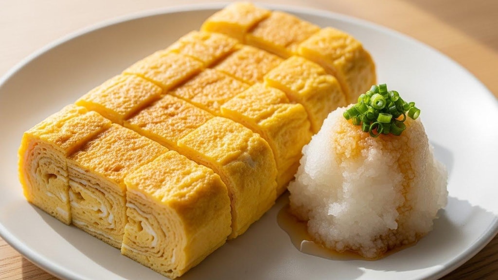 だし巻き卵と大根おろし