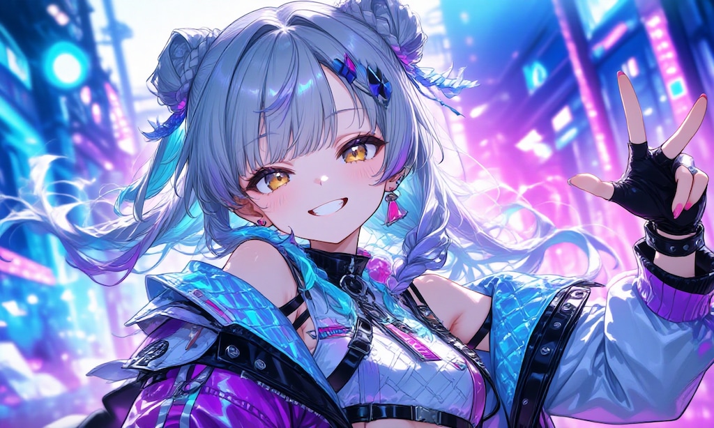 輝くヴァーチャル少女