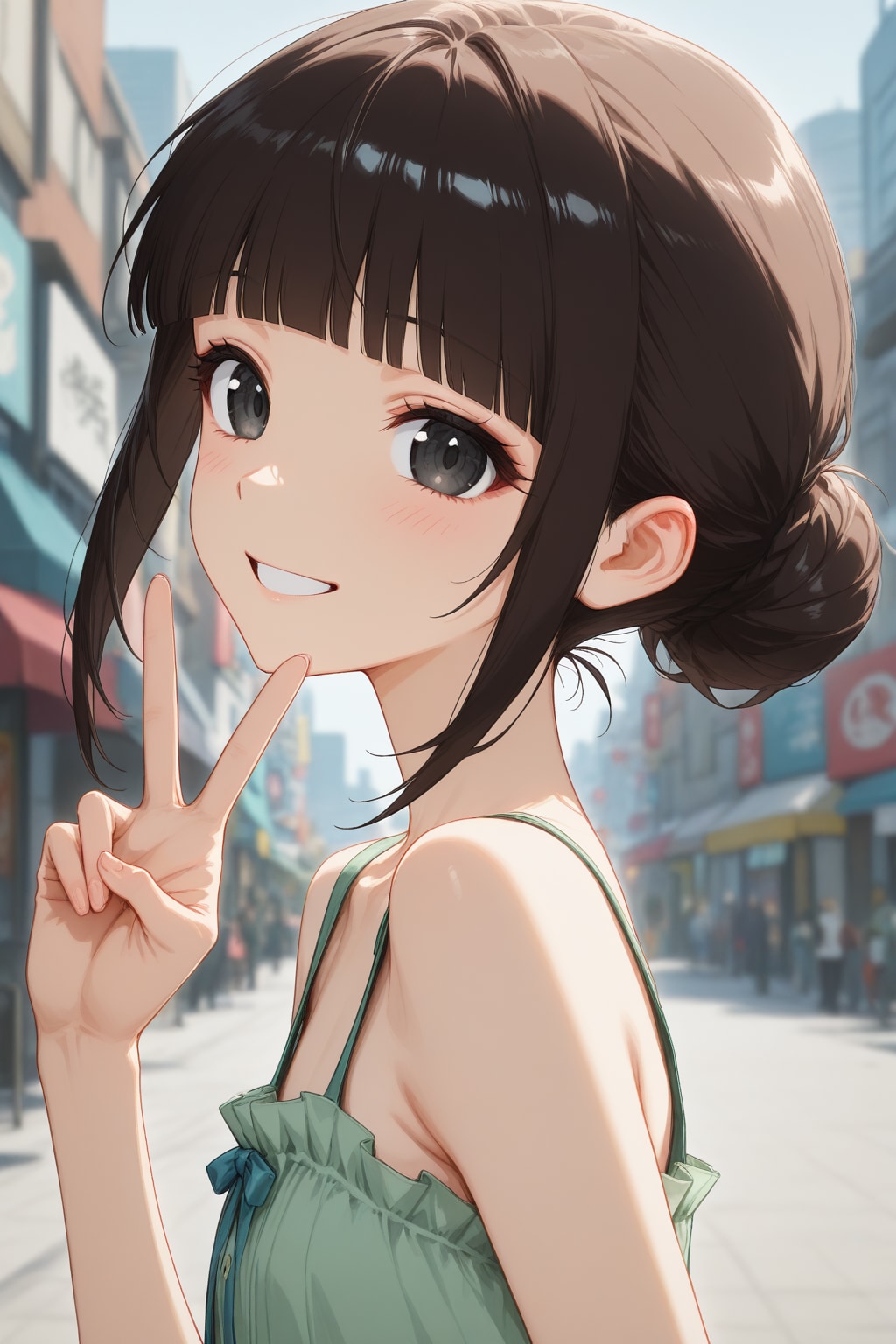 お団子奏音ちゃん | の人気AIイラスト・グラビア