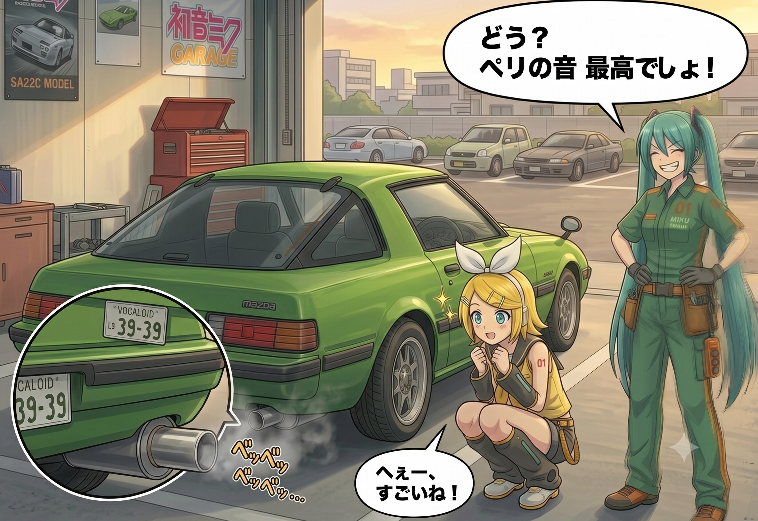 ミクさんの魔改造狂想曲２ リンさんにちょっと自慢😅