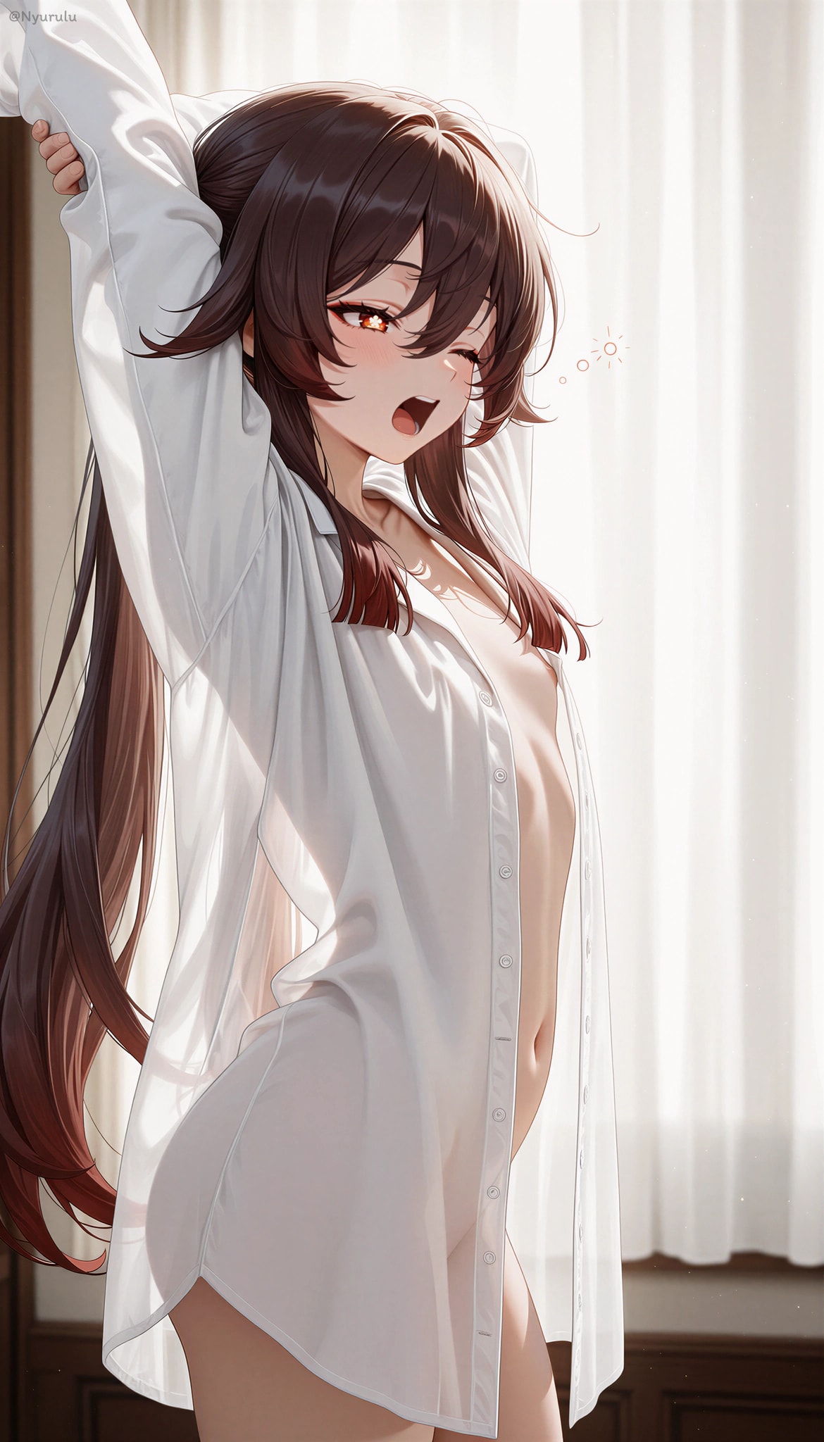 寝起き胡桃