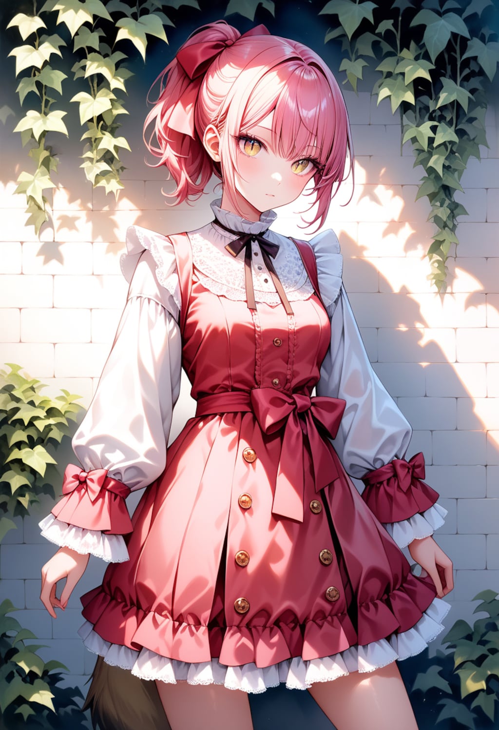 ガーリースタイルファッションの美少女　Ver.01