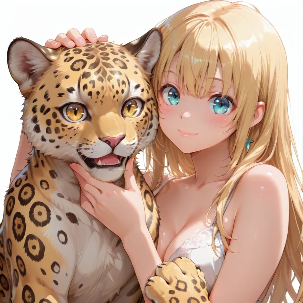 豹と少女_PARAL | の人気AIイラスト・グラビア