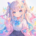 パステルハイライトヘアカラー 5枚目