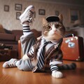 制服ニーハイ猫 6枚目