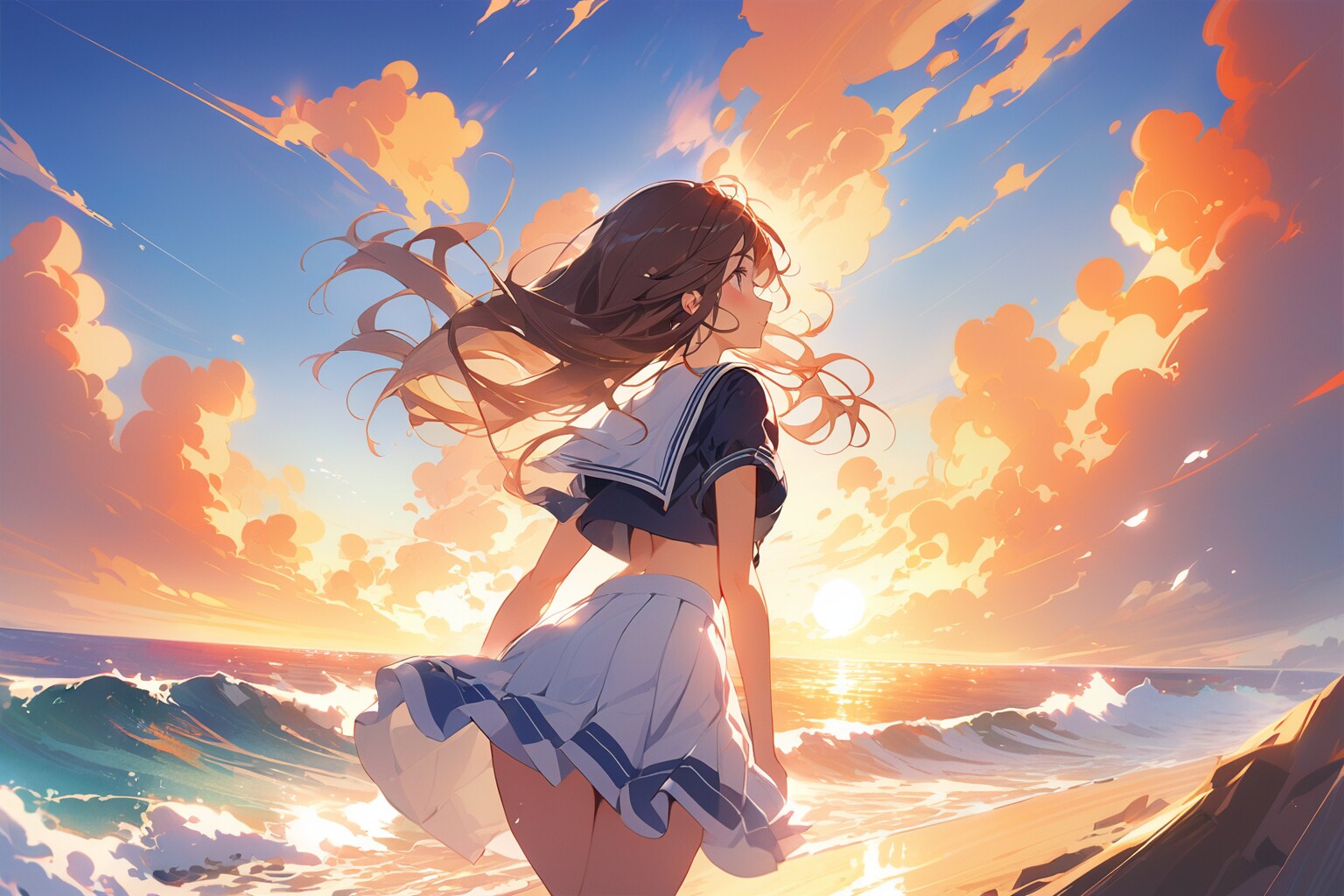 VEGAで後ろ姿 | の人気AIイラスト・グラビア