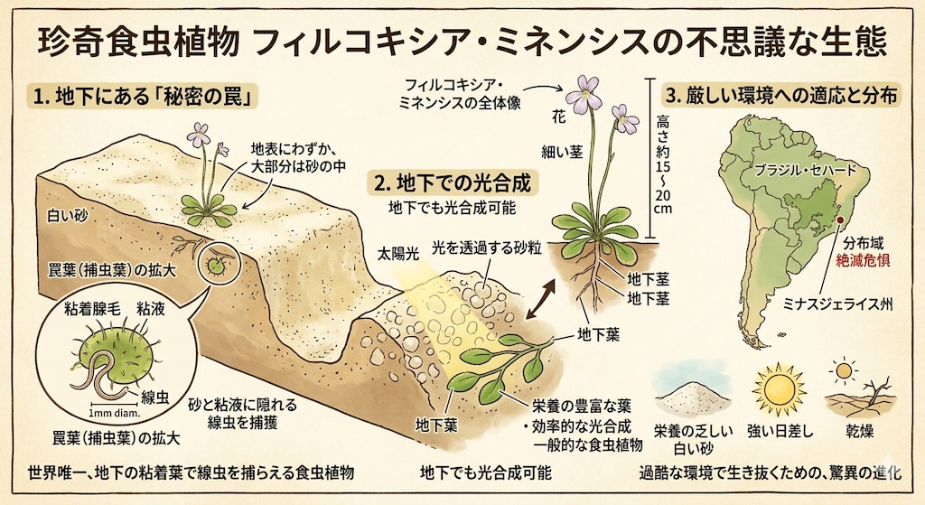何か違う感じのPhilcoxia minensisちゃんの図説