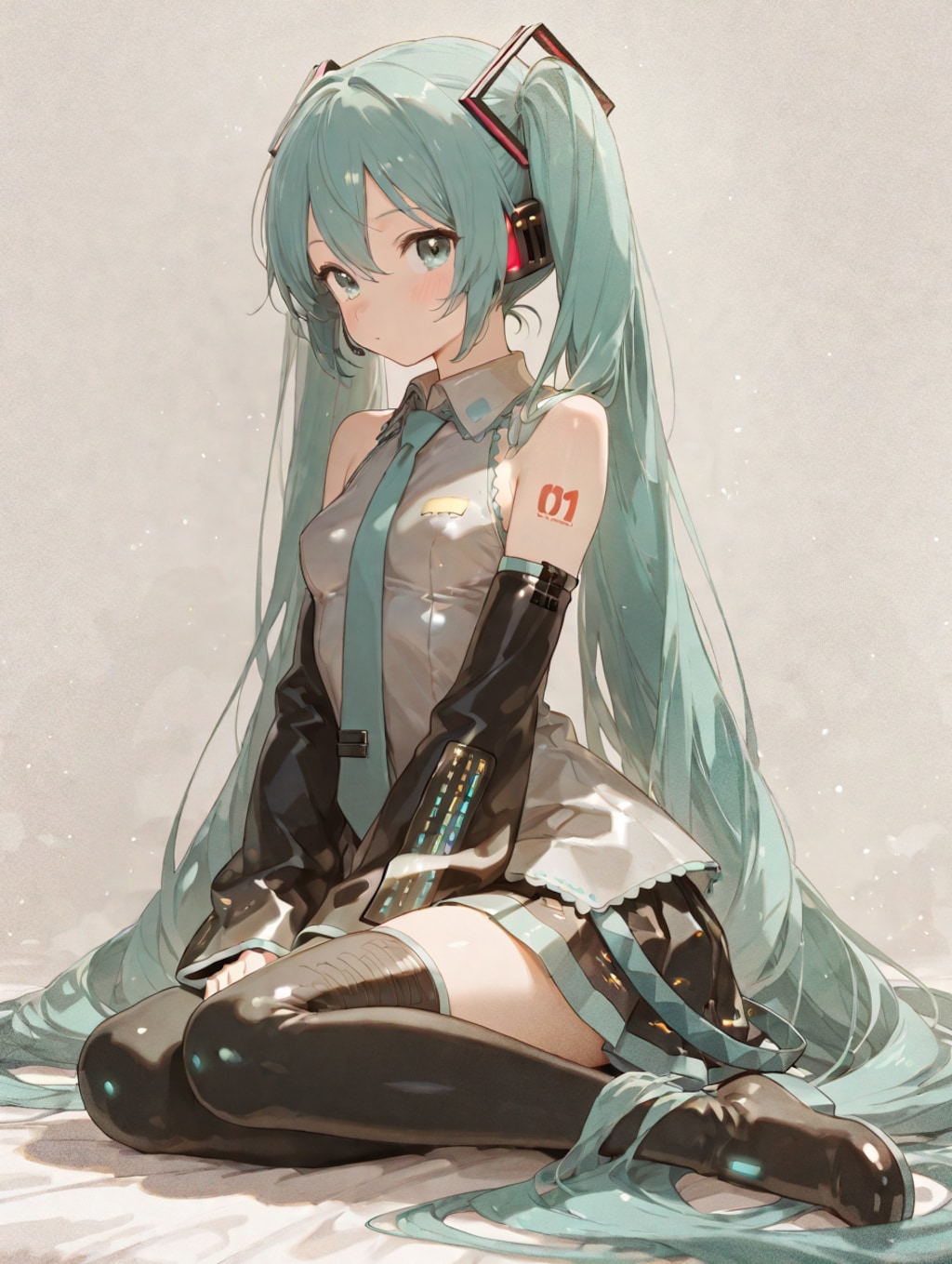 座って見つめるだけ