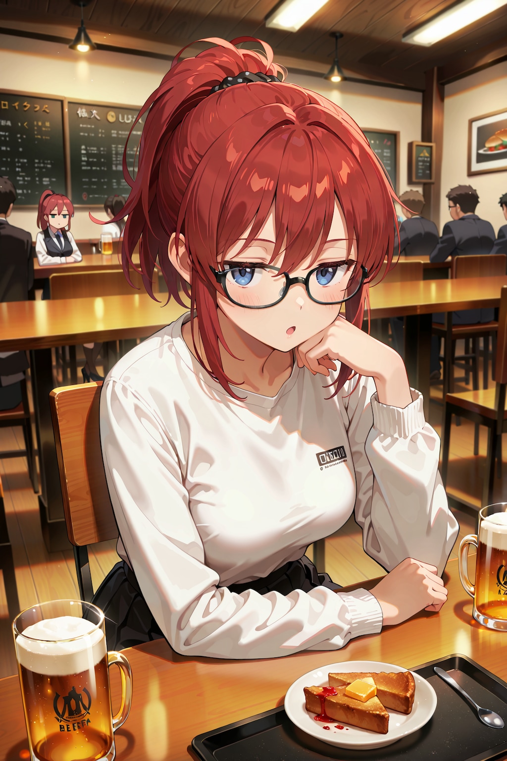 給料日前の居酒屋ジト目先生