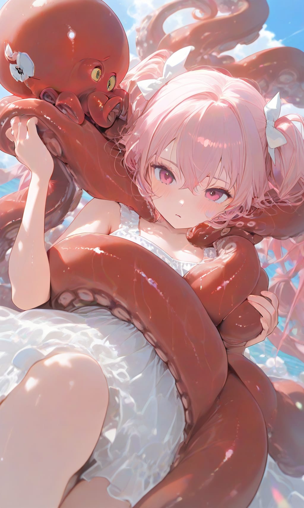 このタコ離してくれない