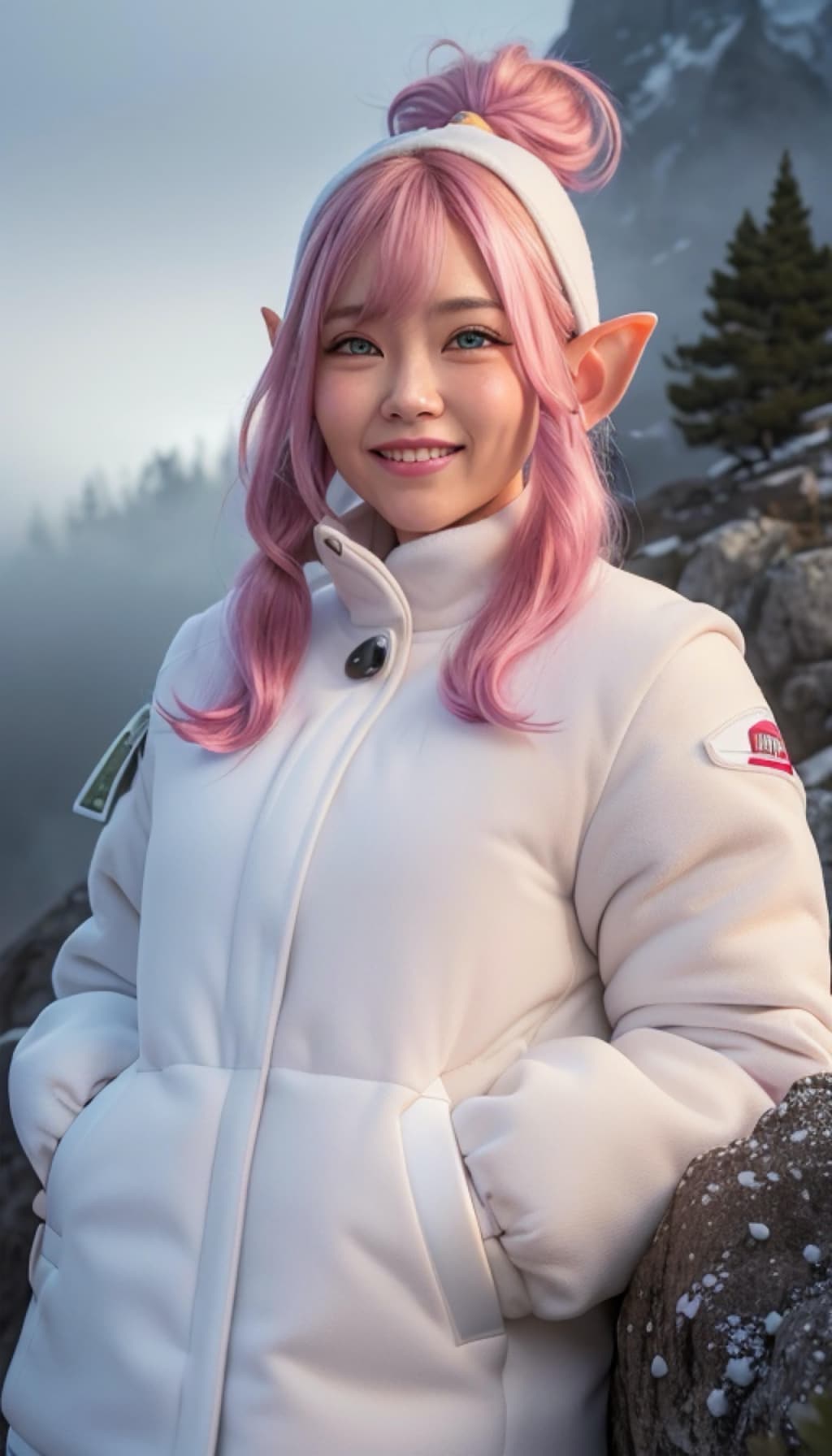 【3枚】雪山エルフ🧝‍♀️