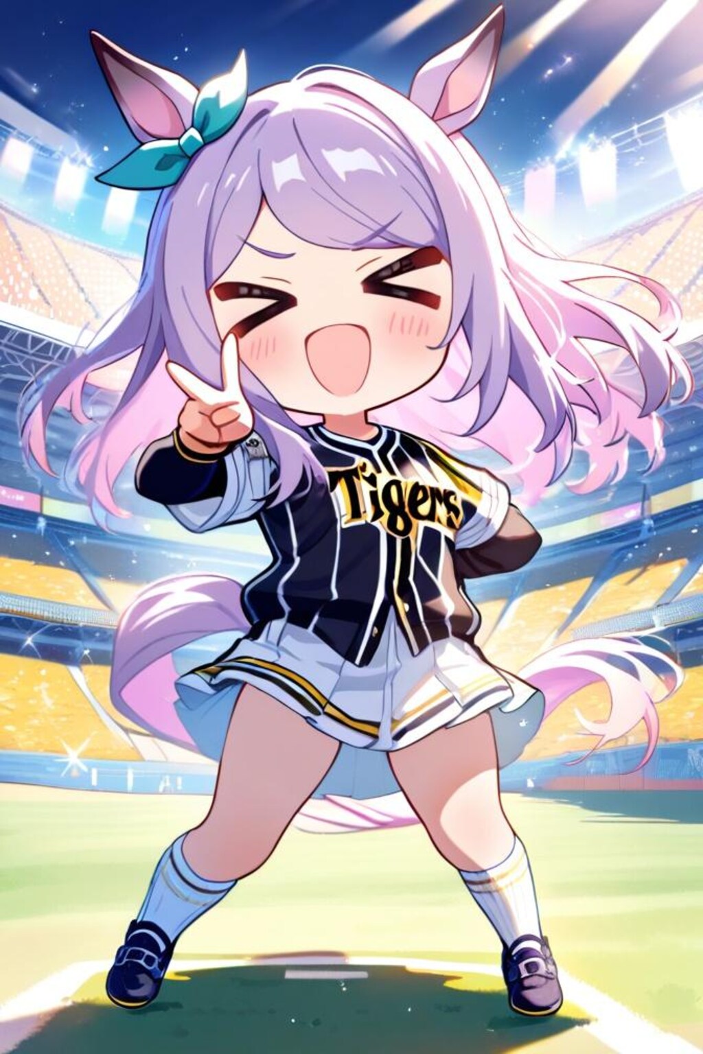 ウキウキなメジロマックイーン⚾️