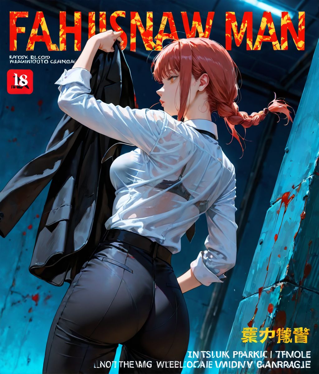 マキマ（謎な雑誌の表紙風） 004