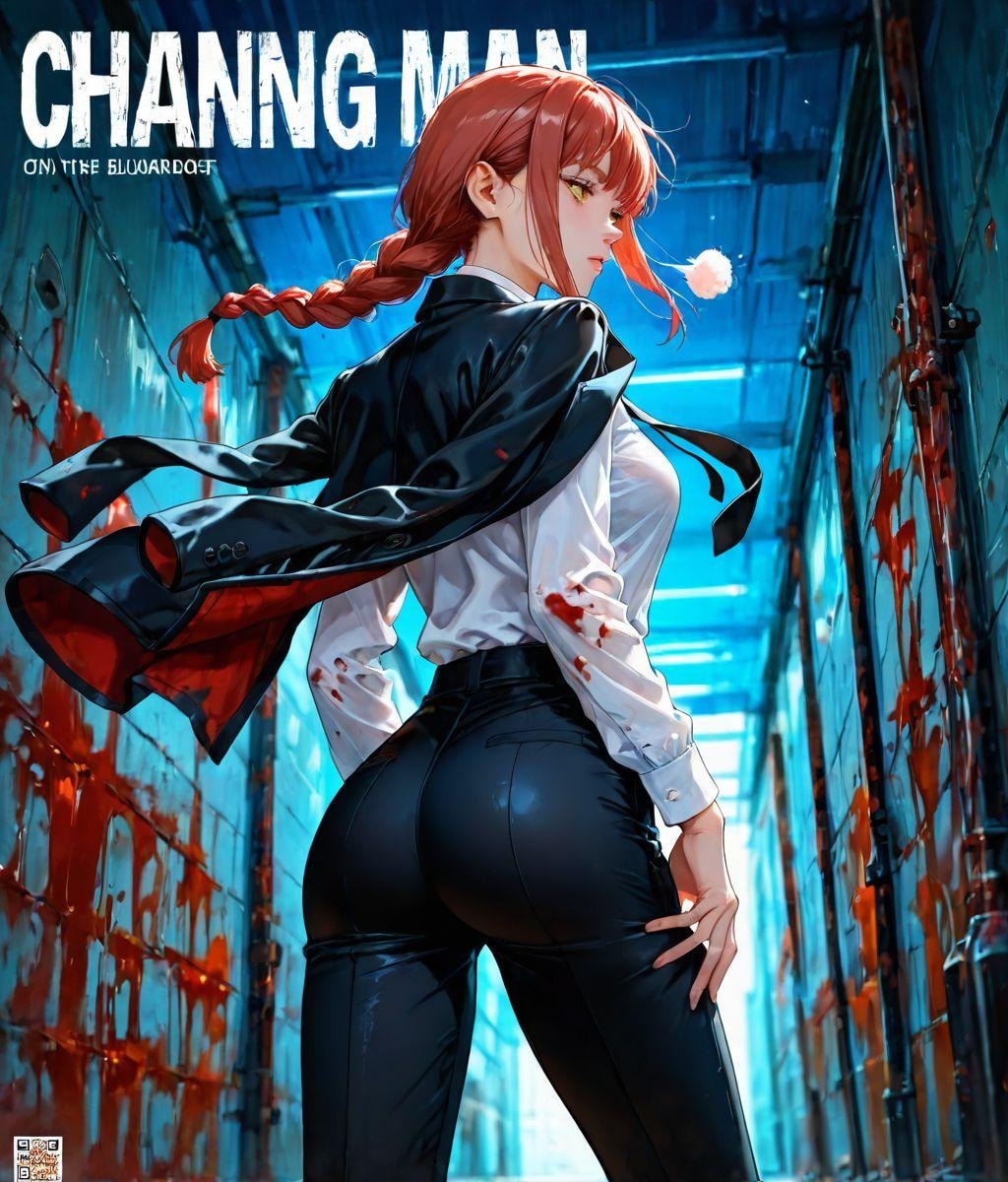 マキマ（謎な雑誌の表紙風） 004