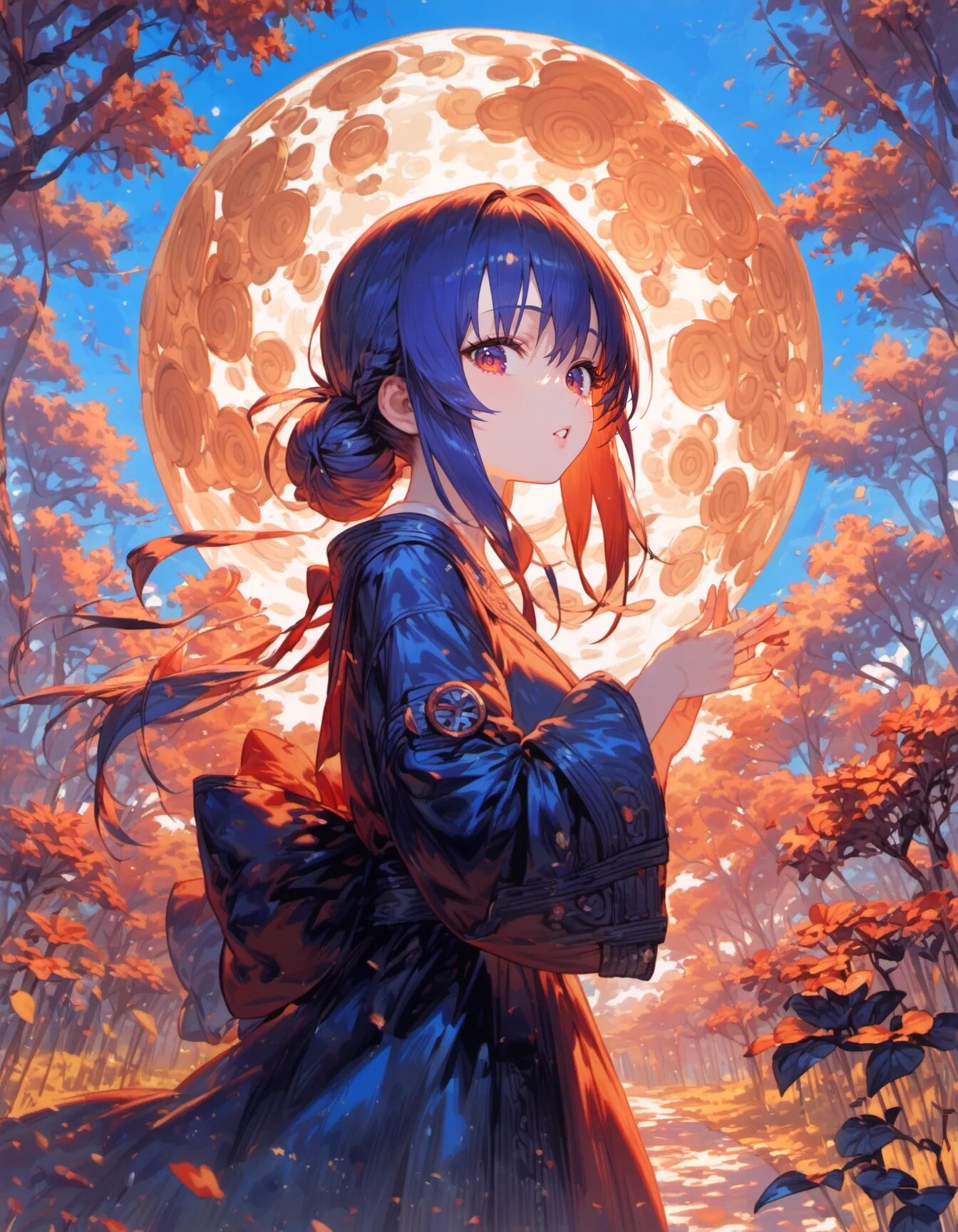 Moon of Embers Behind Her Gaze | の人気AIイラスト・グラビア