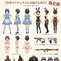 自宅でナチュラルに女装する男子　バイオハザード 4枚目