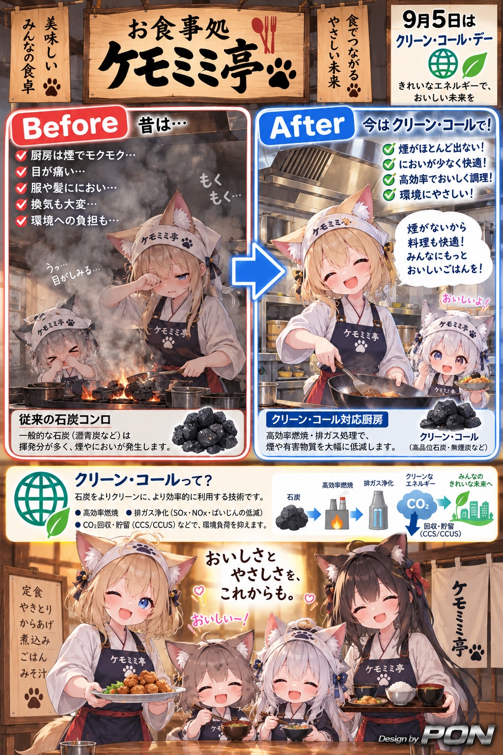 9月5日、クリーン・コール・デー | の人気AIイラスト・グラビア