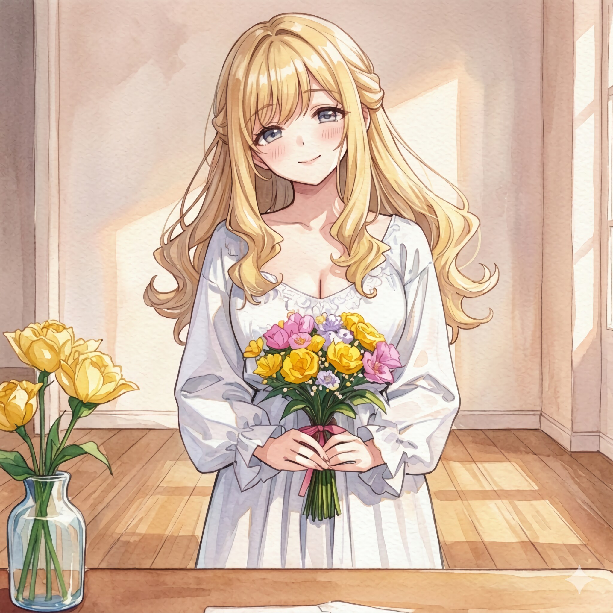 春光に花束を添えて