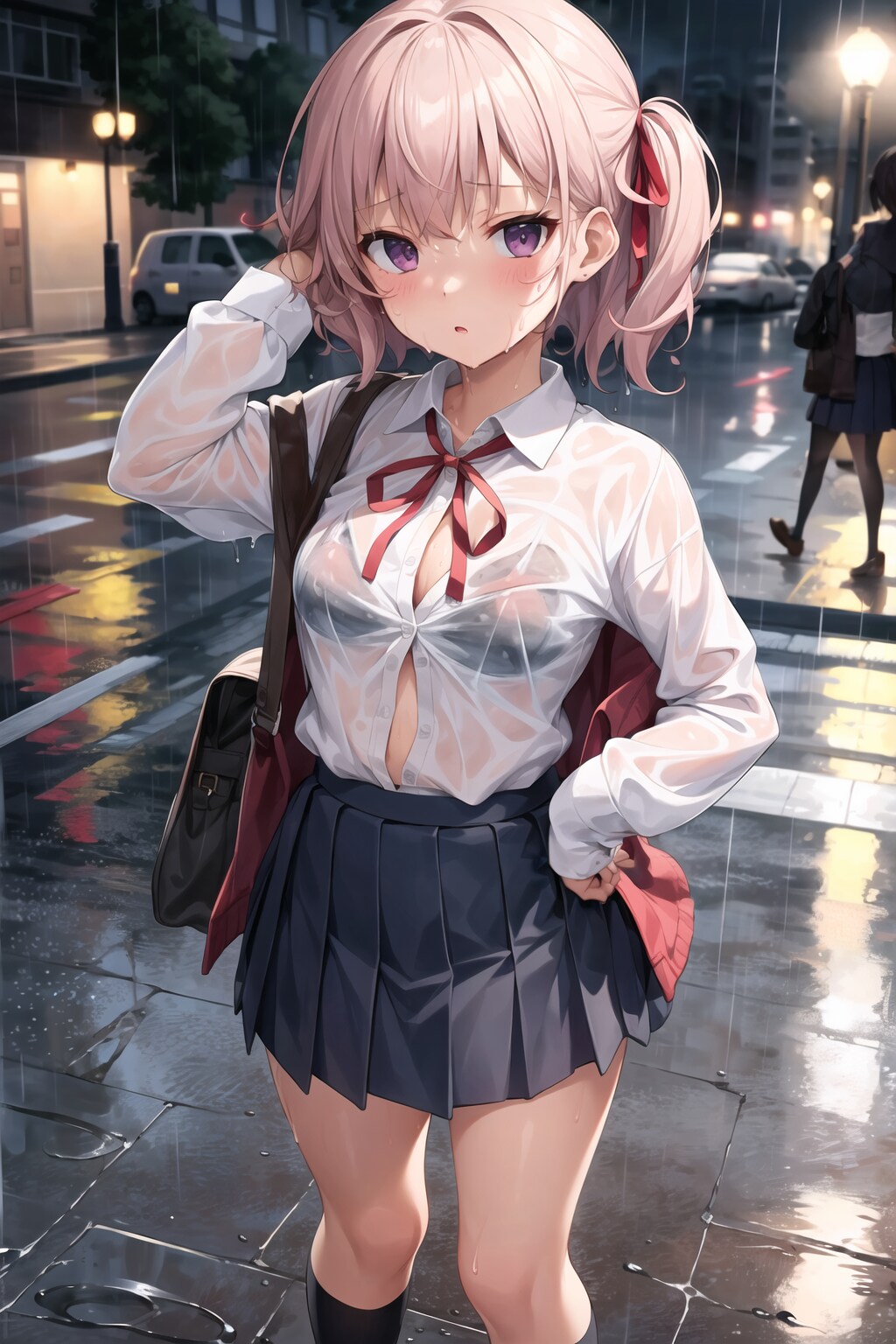 傘を忘れた少女