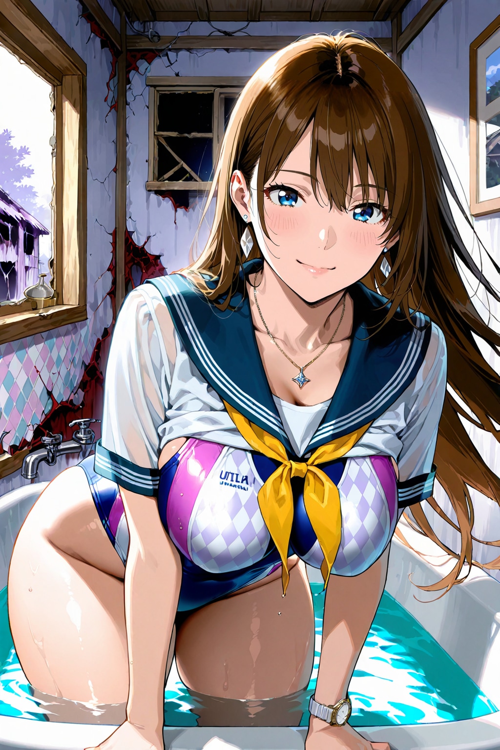 セーラーリフト競泳水着