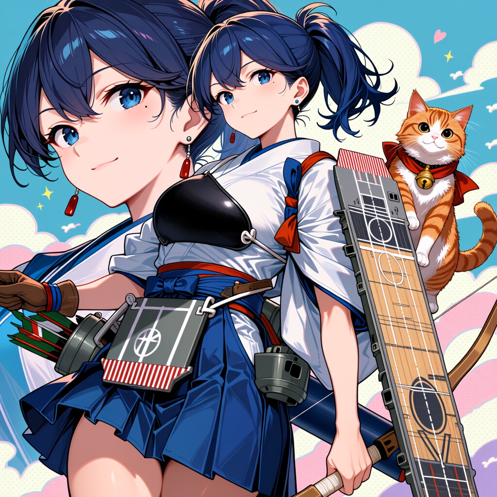 一射必中！艦これ加賀の、あい、狙いは外しません！ | の人気AIイラスト・グラビア