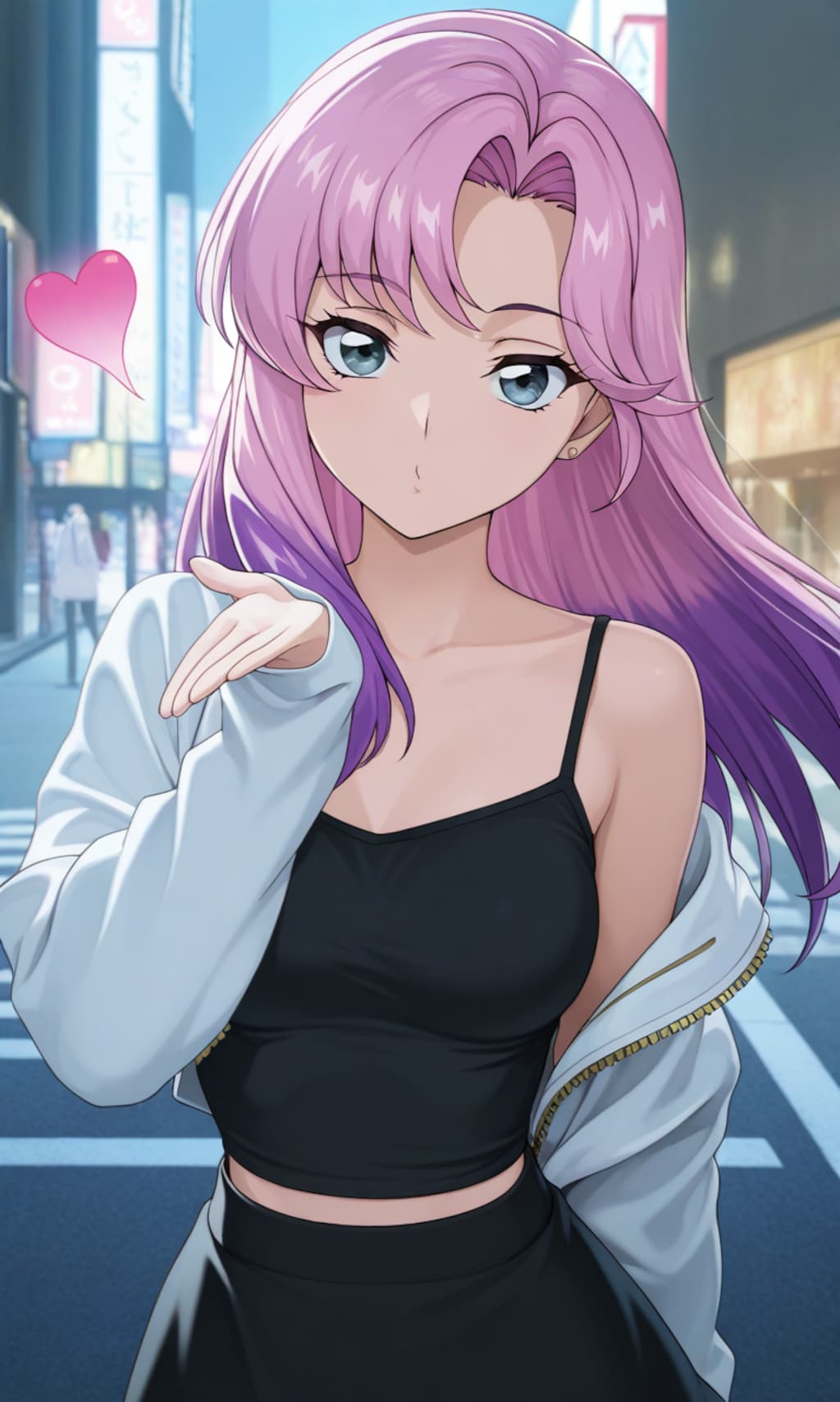 投げキッスなナオちゃん先輩