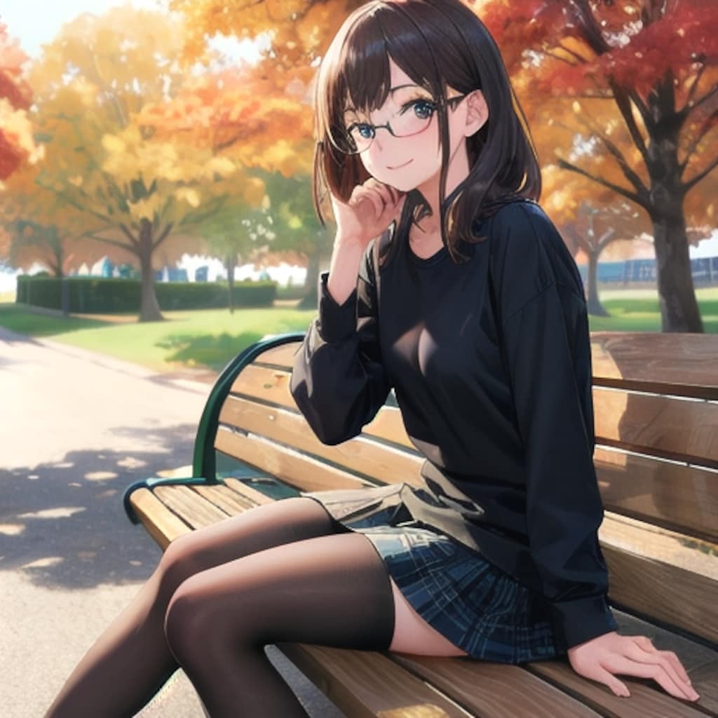 アンダーリム眼鏡