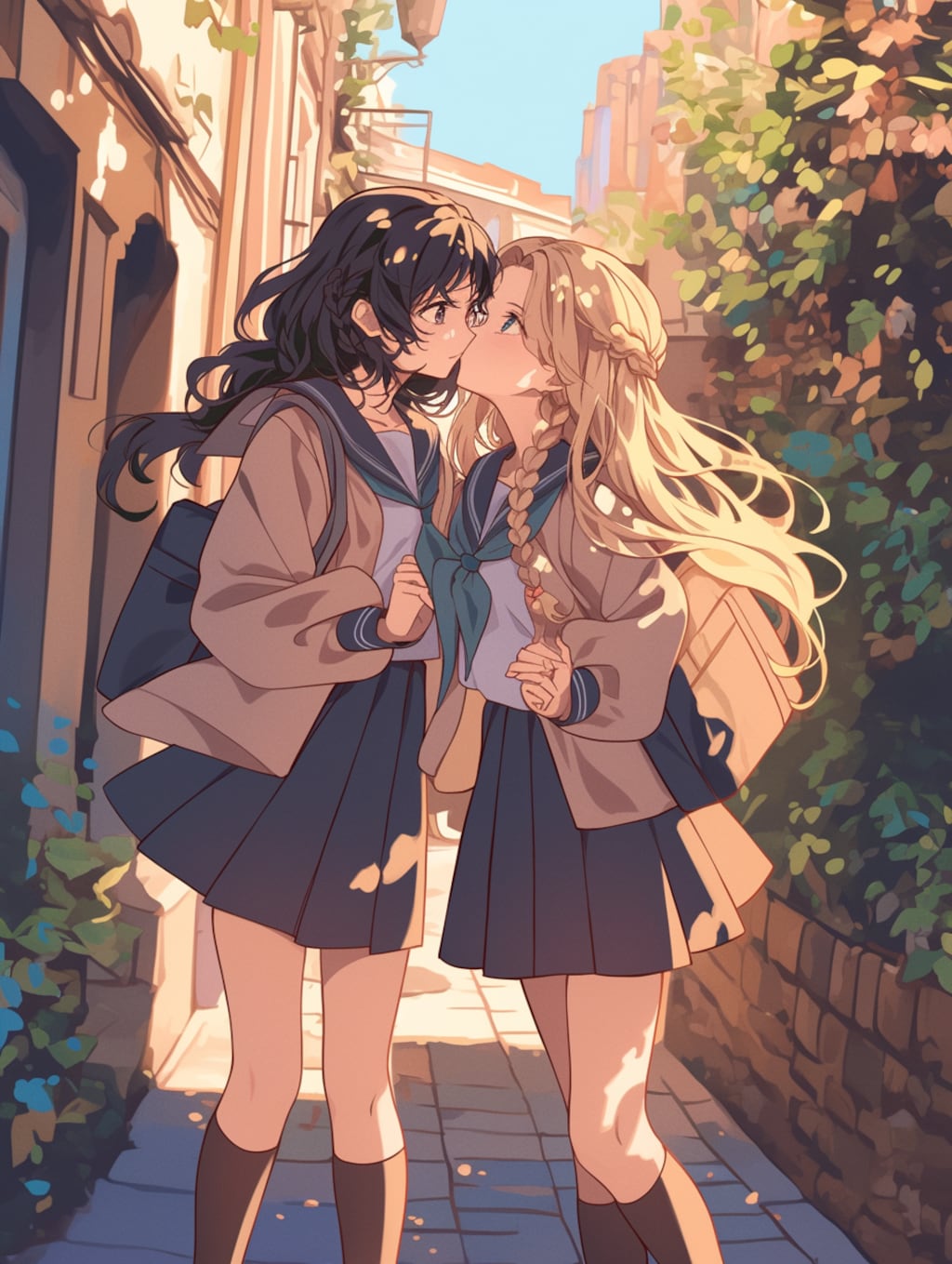 キスしたい二人のJK245