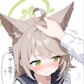 ブルアカ　オトギが髪を解いてるのを見てしまった先生 3枚目