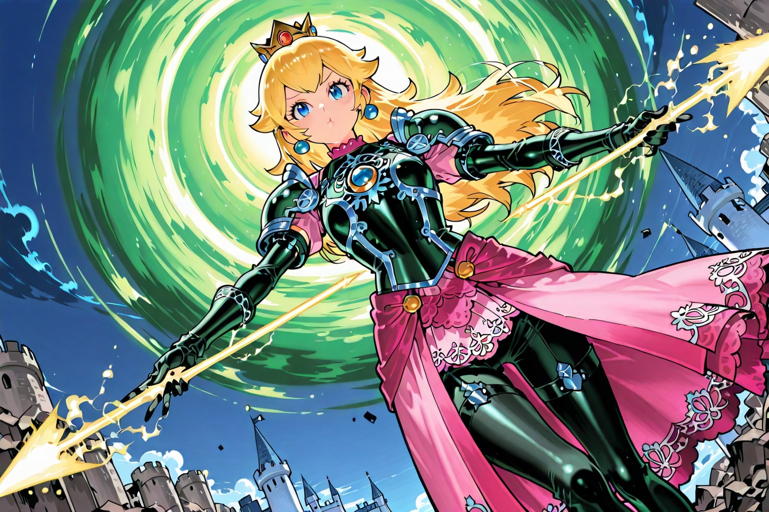 魔法の矢と風の使い手 | の人気AIイラスト・グラビア