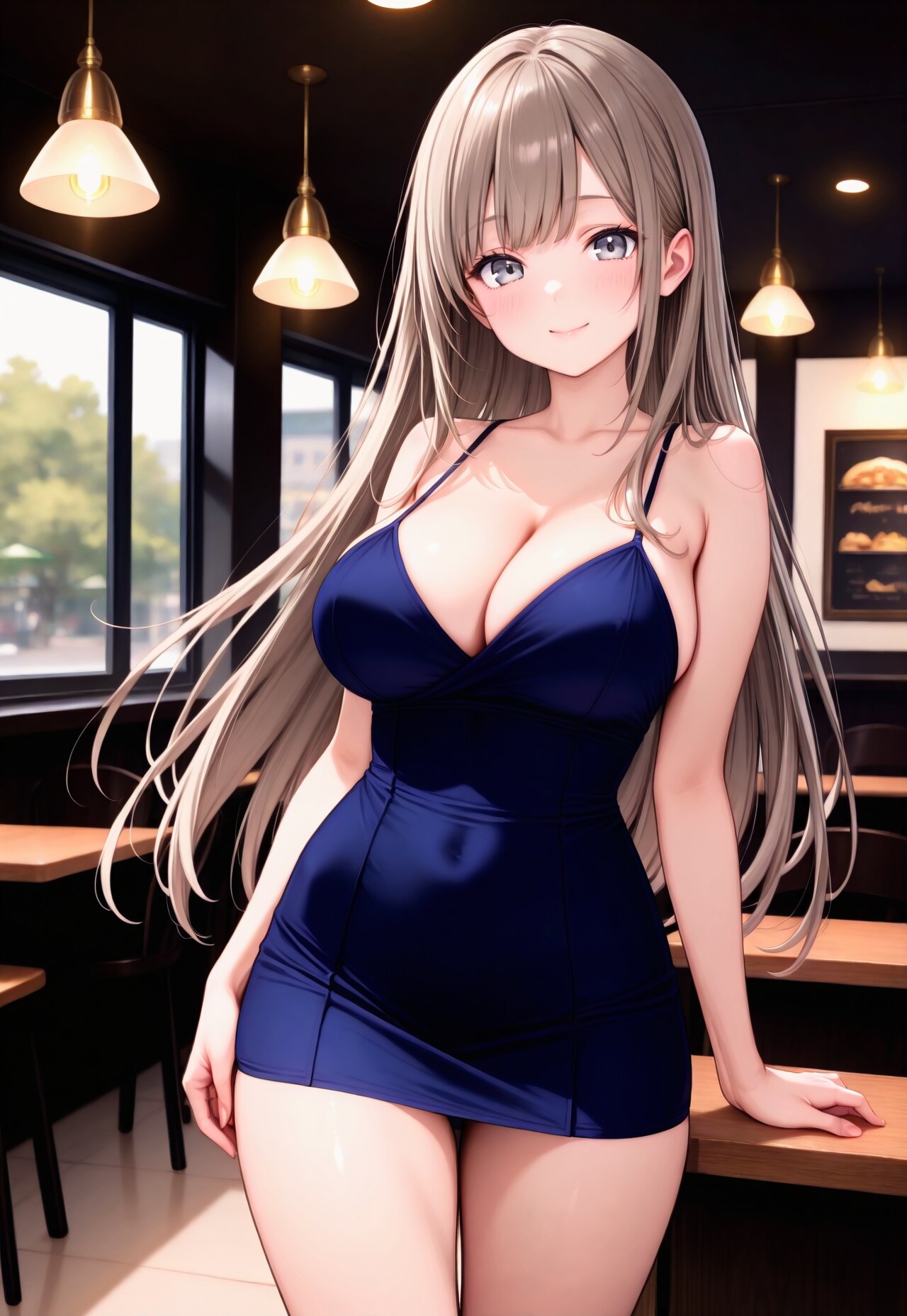 1027（紺のドレス）