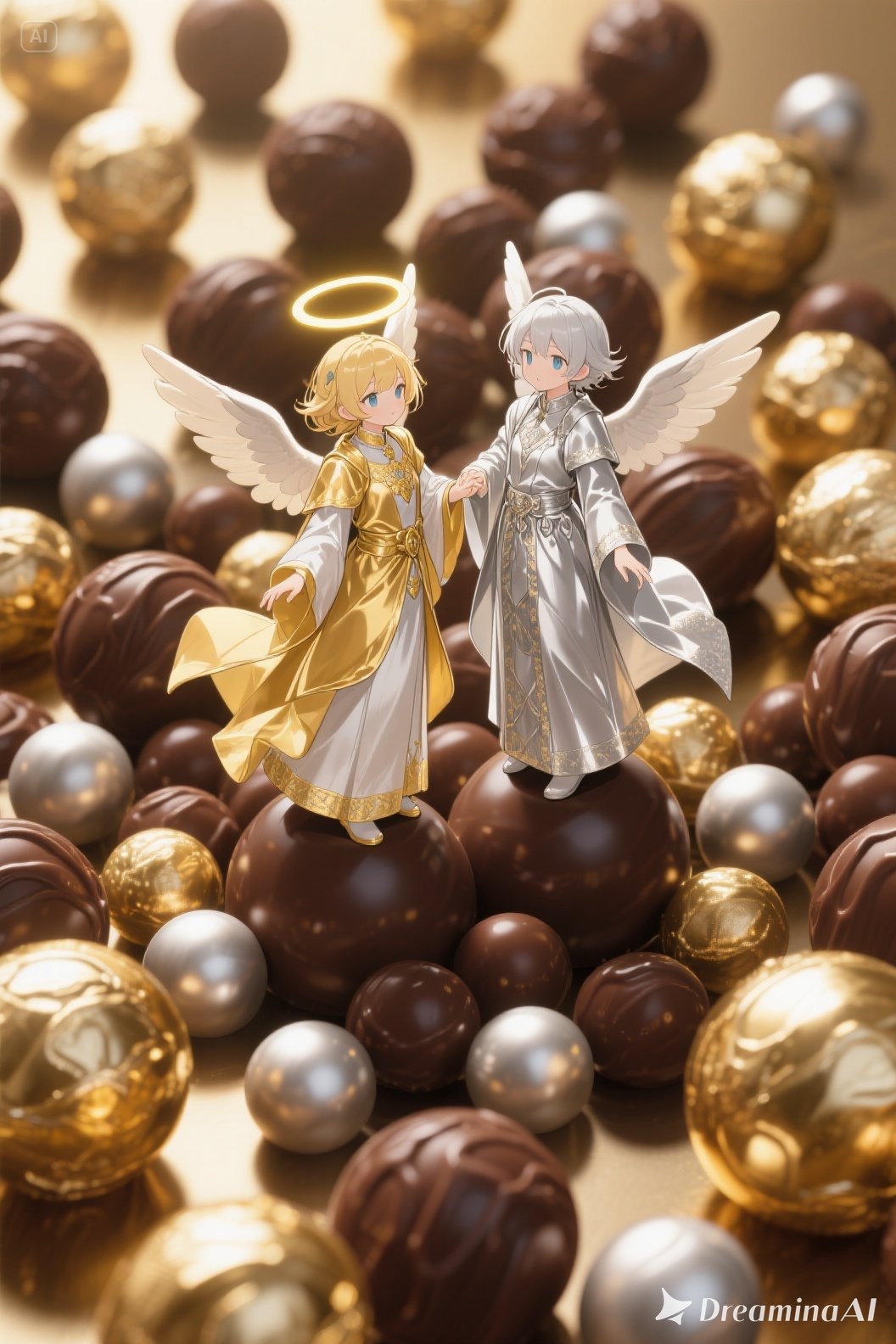 金と銀のエンゼル583 | の人気AIイラスト・グラビア