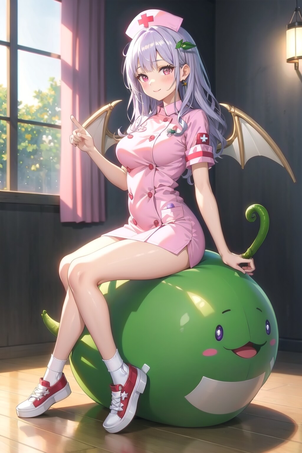ピンクのナースで